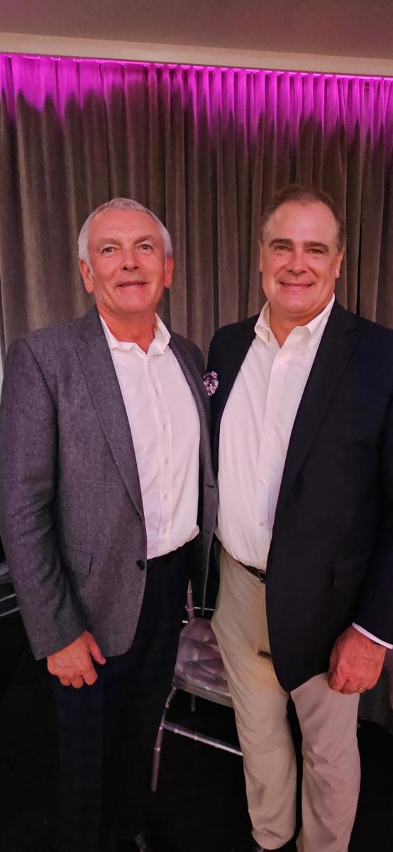 Oleg Nakonechny with ASTA President Zane Kerby