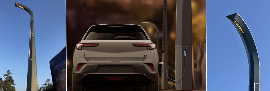 Sustainability - Solar Street Lamp Car Charger