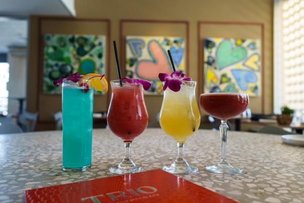 TRIO Restaurant, located in the Uptown Design District of Palm Springs.