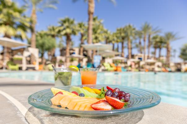 Poolside bites at Hyatt Regency Indian Wells Resort & Spa