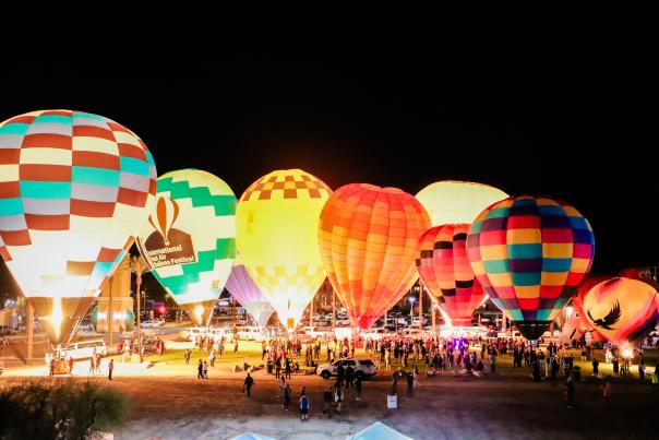 The Annual International Cathedral City Hot Air Balloon Festival