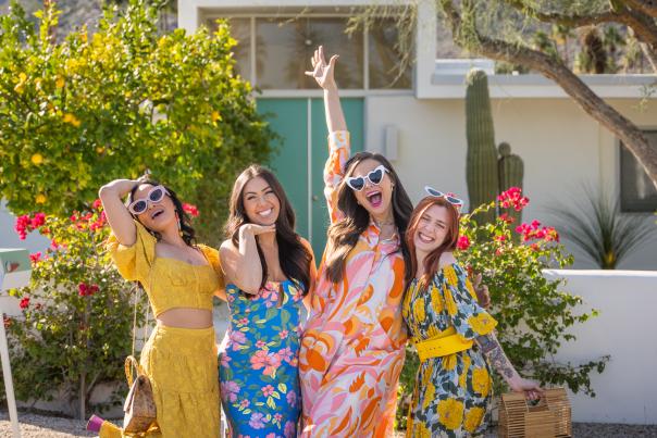 Gal pals in Palm Springs