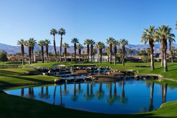 Signature golf hole palm springs