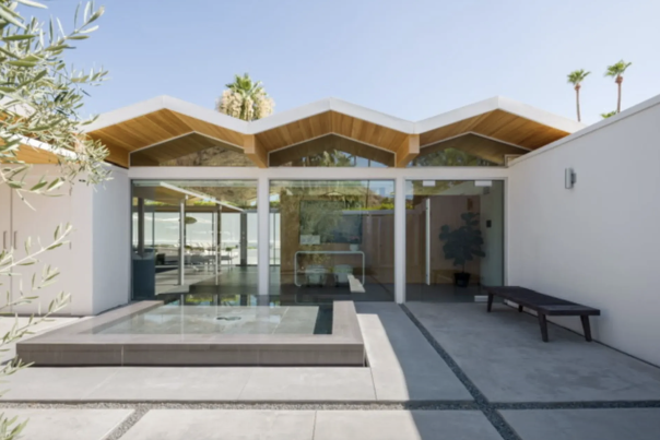 The exterior of a home on the ONE PS home tour.