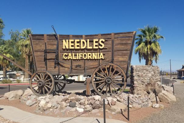 Wagon in Needles, California