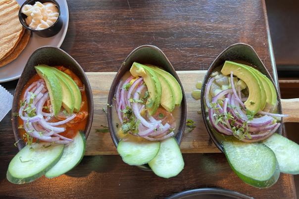 Shrimp cocktail from Delicias Mexican Cuisine
