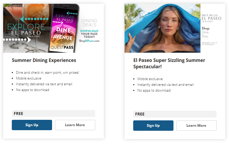 Shop El Paseo Pass