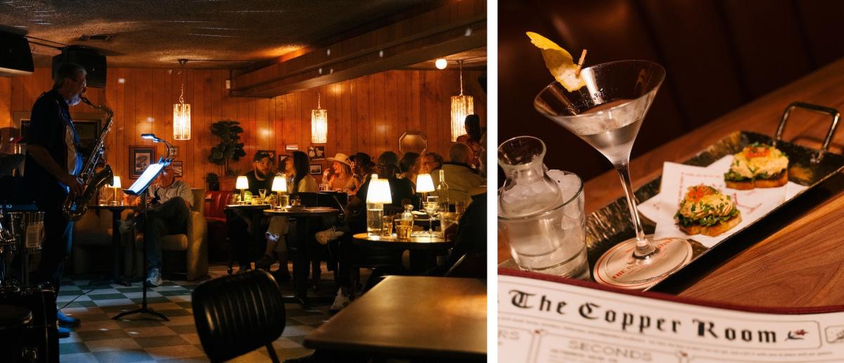 The interior of the Copper Room in Yucca Valley, California
