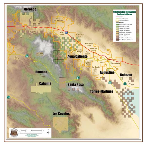 American Indian Reservation Map