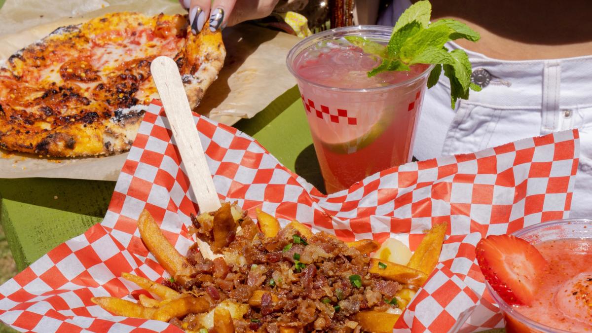 Food and drinks at Coachella 2023.
