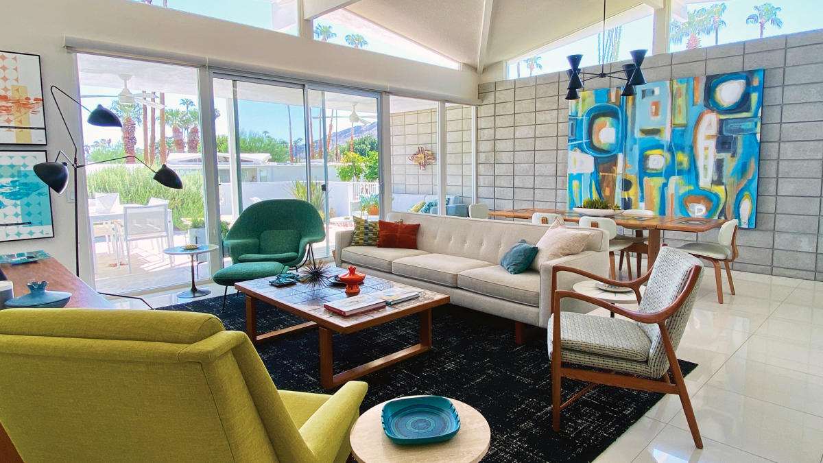 The interior of a home on the Cul de Sac experience.