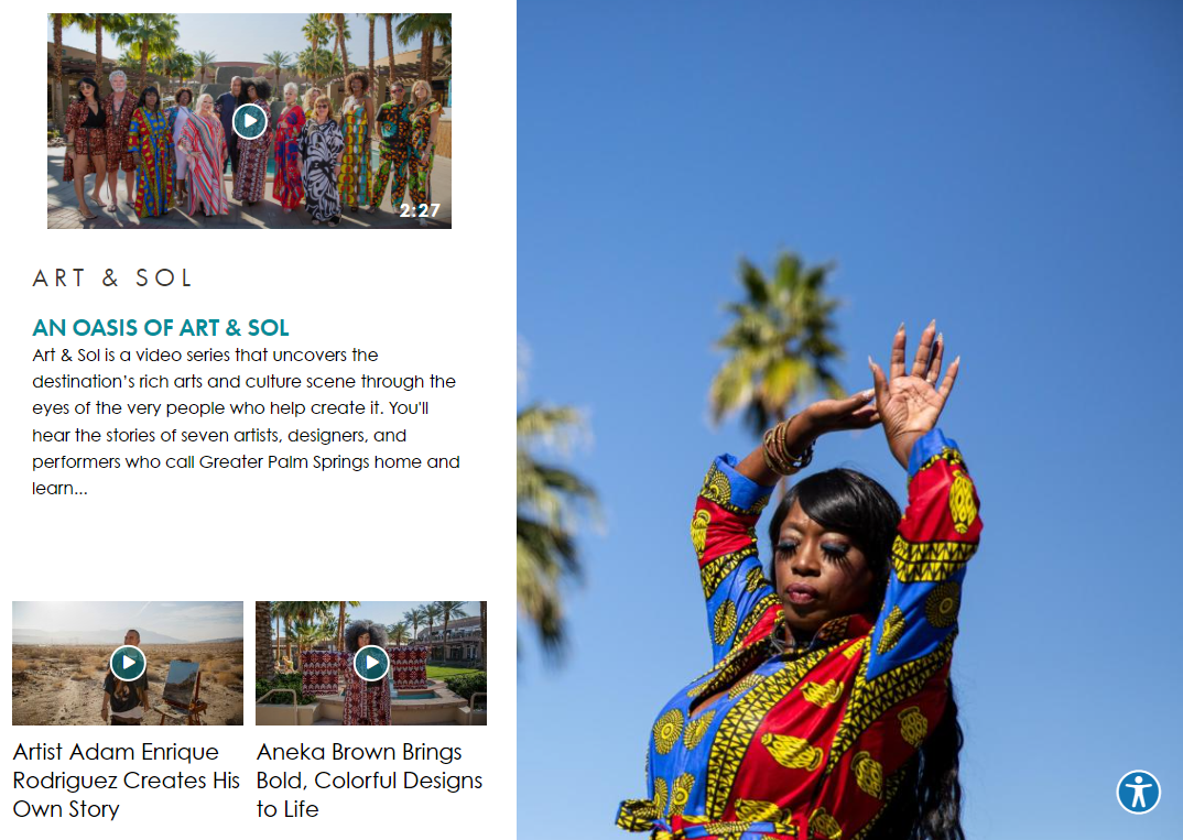 Art & Sol Landing Page