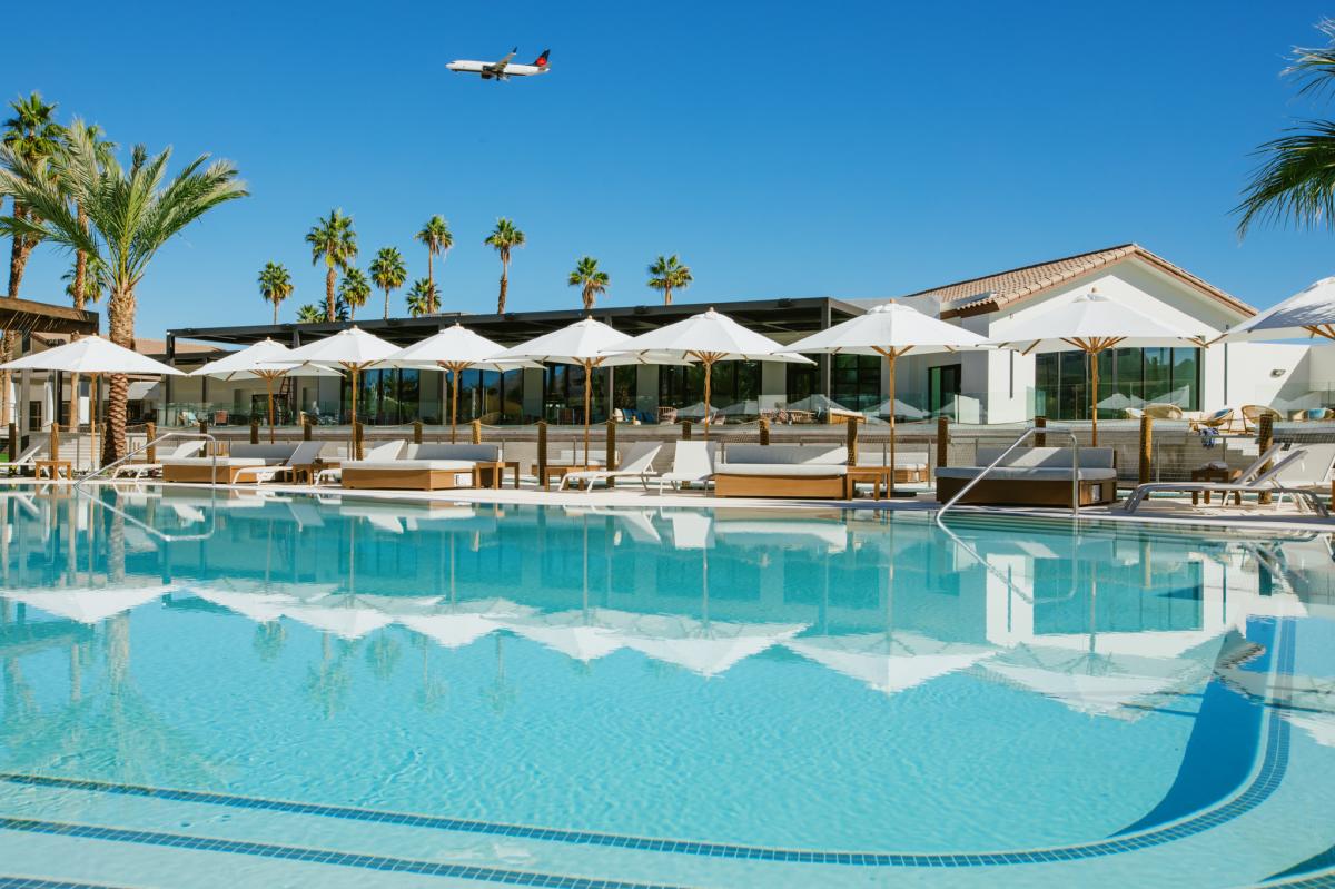The Lazy River at The Palm Springs Surf Club