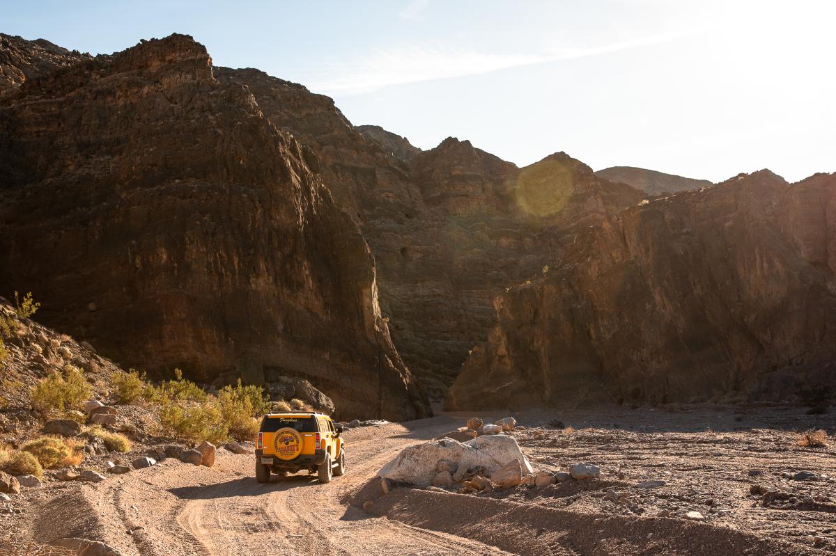 A 4x4 jeep tour in Death Valley National Park in California