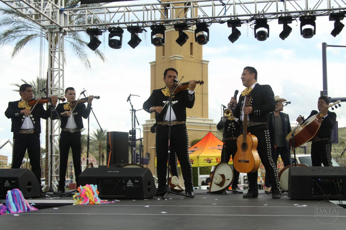 Mariachi on stage at the Taste of Jalisco