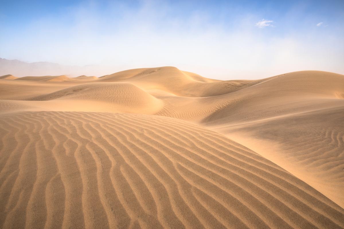 Mesquite Flat Sand Dunes in Death Valley National Park