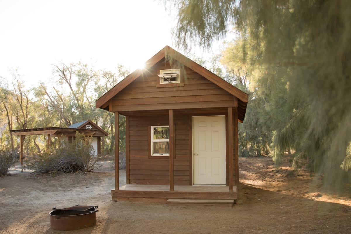 Tamarisk Grove Campground cabin in Anza Borrego-Desert State Park in California