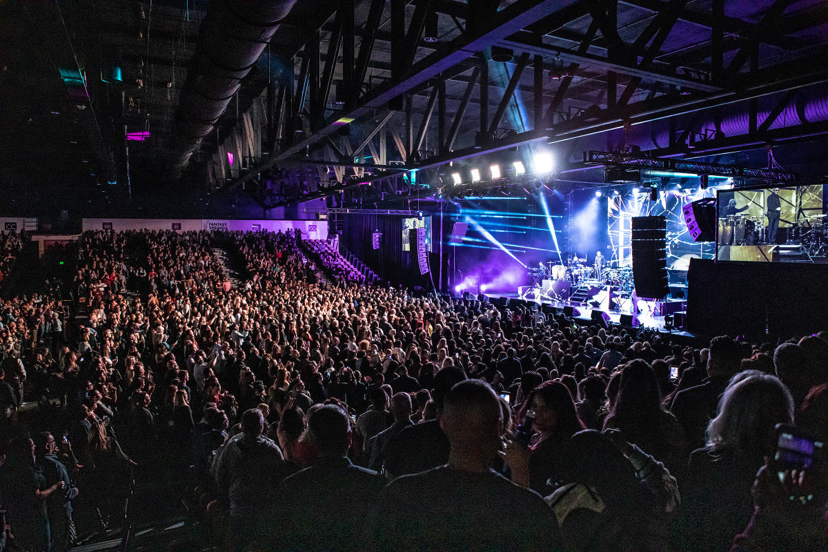 Pitbull performs at the Fantasy Springs Resort Casino Special Events Center