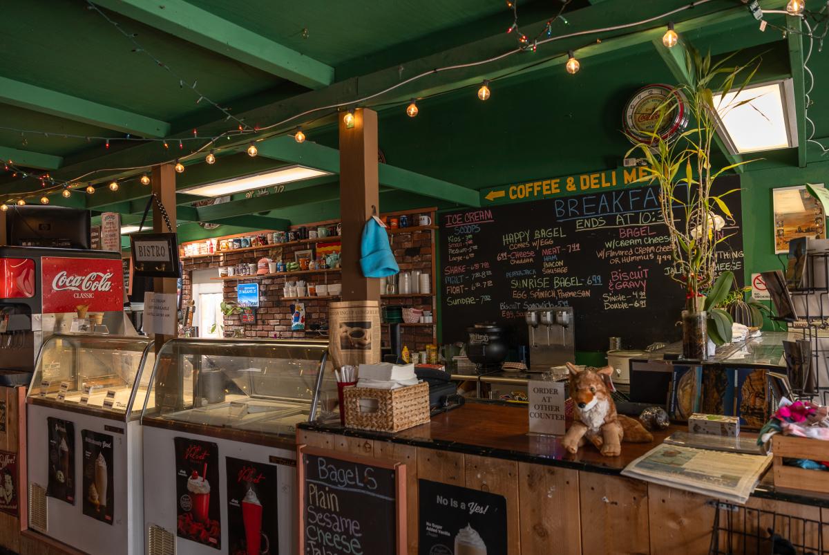 Inside of Lone Star Bistro in Lone Pine, California