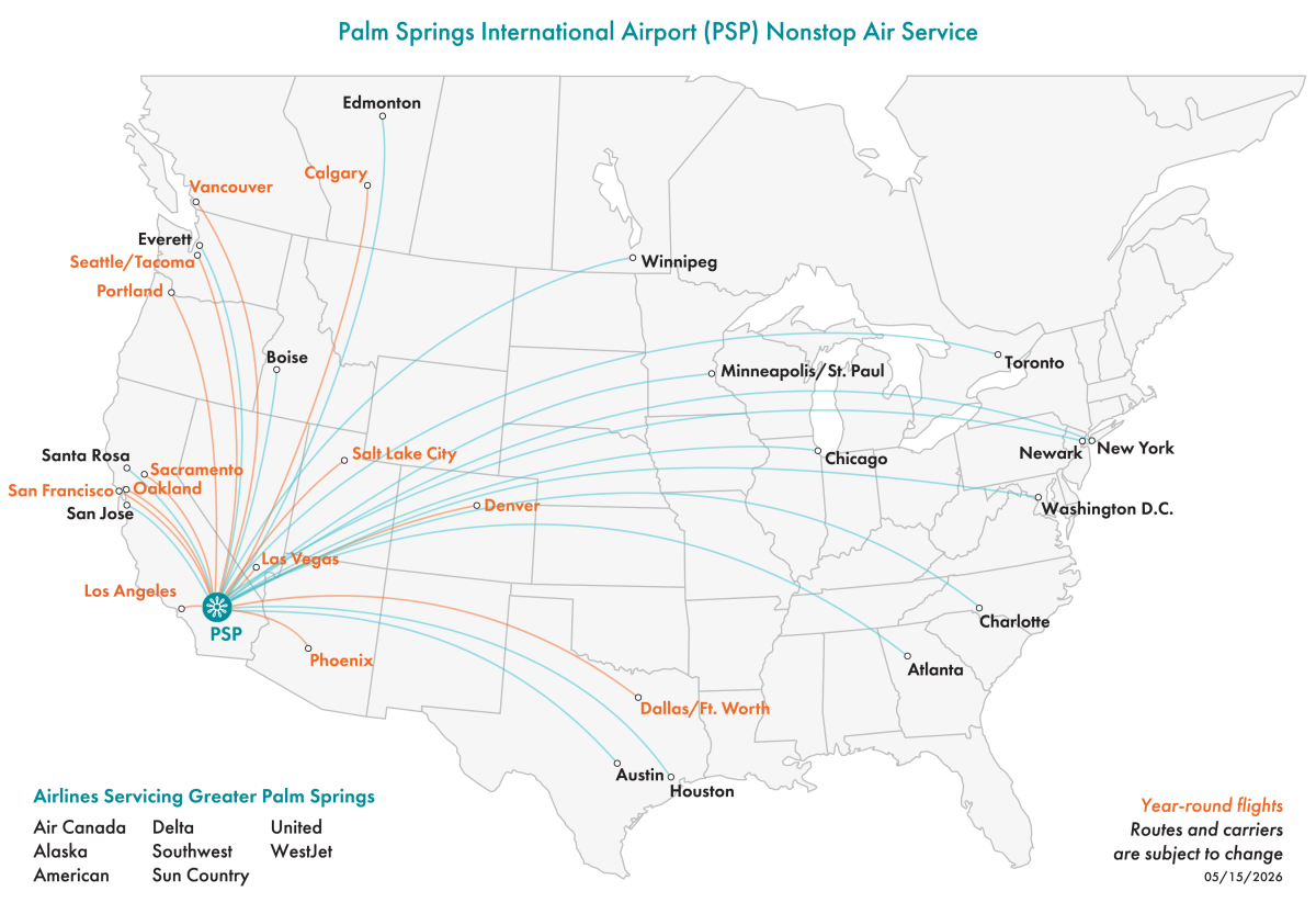 Air Service Map 05/15