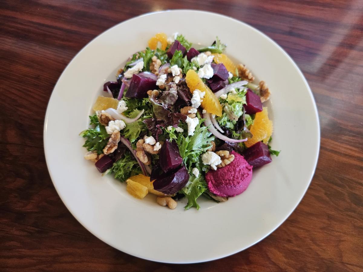Beet salad at 29 Palms Inn in 29 Palm, California
