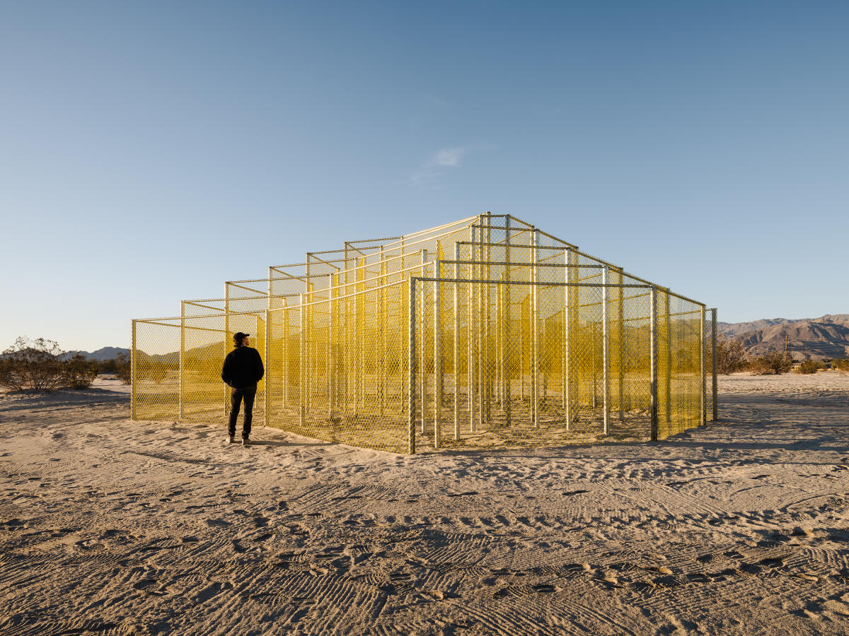 Desert X art install