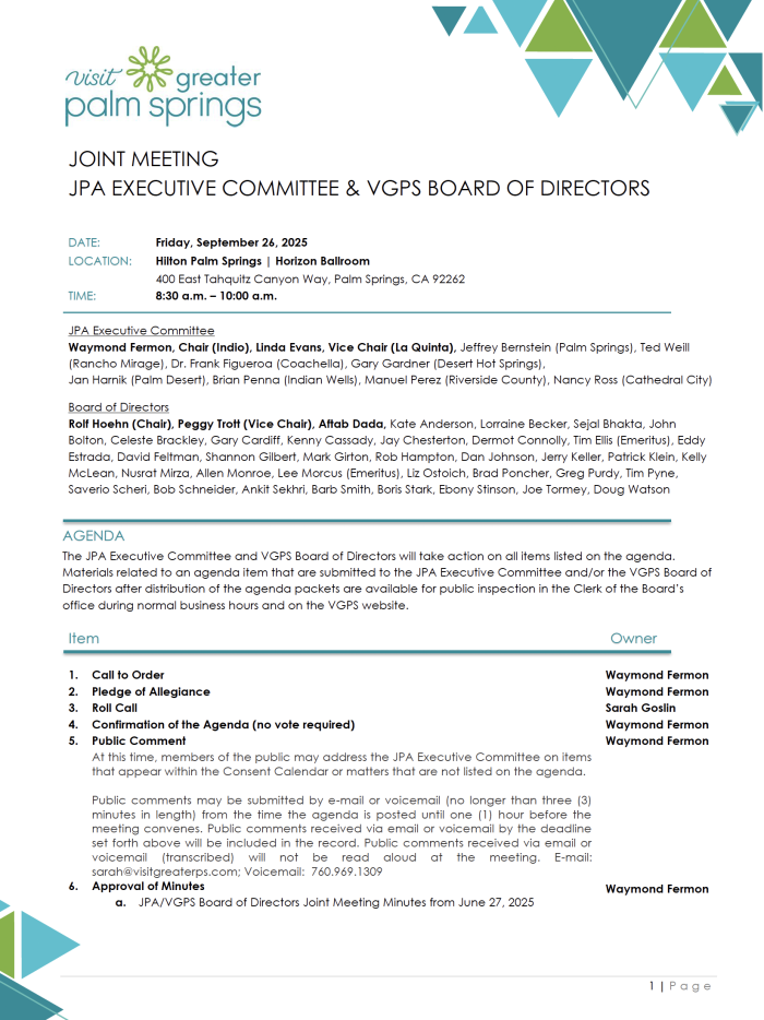 0925 Agenda - 1st page