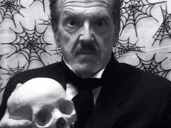 Edgar Allan Poe portrayed by Larry Bounds