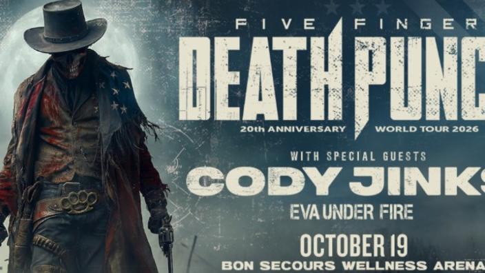 Five Finger Death Punch with Cody Jinks and Eva Under Fire