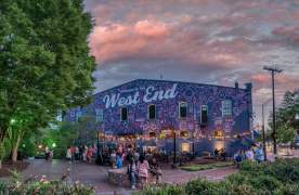 The sweet smell of barbecue and a beautifully hand-crafted backdrop is only made more perfect when it's wrapped in cotton candy skies.
