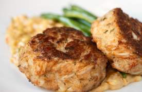 Crab Cakes from restaurant Soby's on the Side in downtown Greenville, SC.
