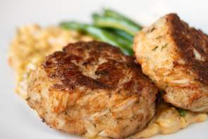 Crab Cakes from restaurant Soby's on the Side in downtown Greenville, SC.