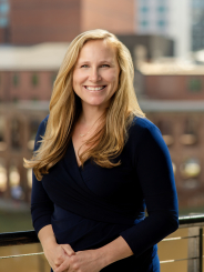 Megan Mills Headshot in Downtown Greenville, SC