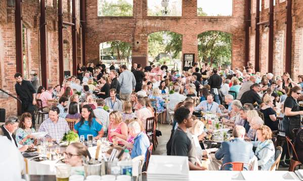 Event attendees for Euphoria Supper in Greenville