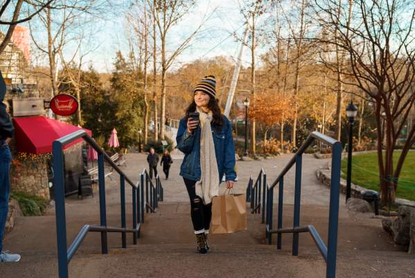 Woman Shopping by Passerelle