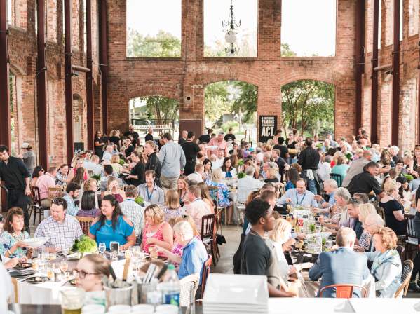 Event attendees for Euphoria Supper in Greenville