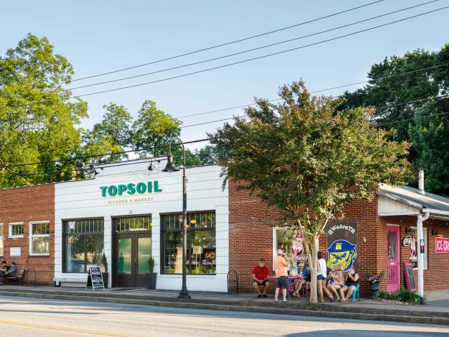 Topsoil Kitchen & Market is dedicated to serving the community the freshest ingredients with every dish they make.