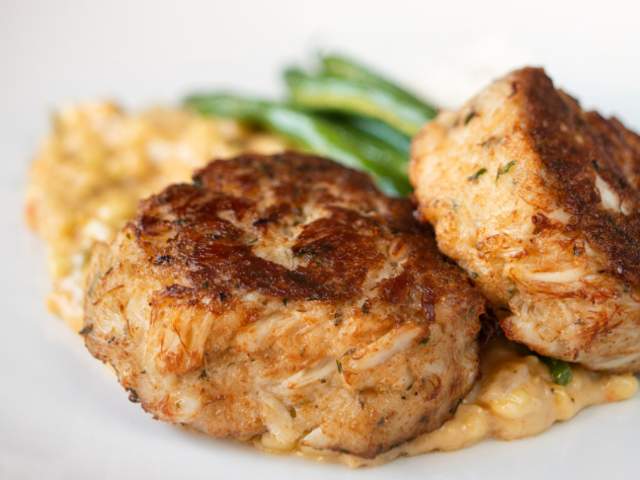 Crab Cakes from restaurant Soby's on the Side in downtown Greenville, SC.