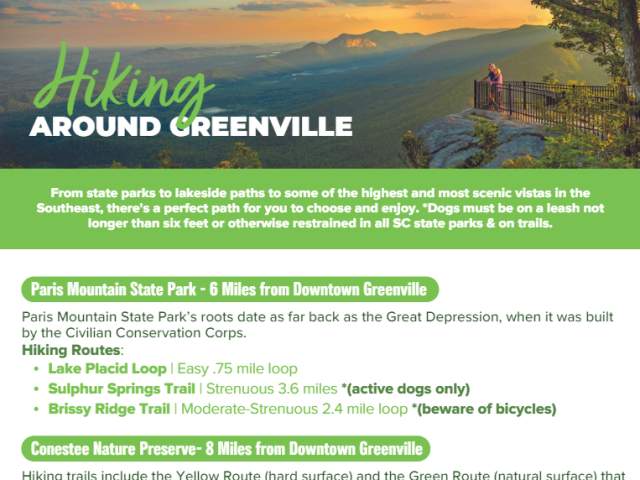 Hiking Guide Printable Page