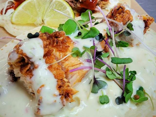 Specialty Buttermilk Fried Chicken Taco