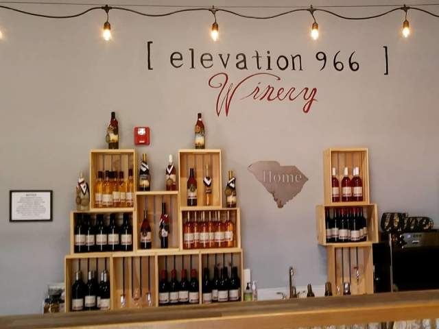 Wine Display at [elevation 996] Winery