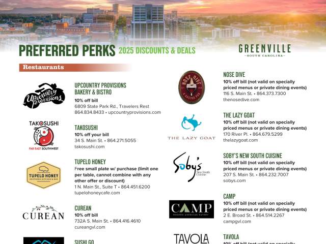 2025 Preferred Perks Sheet