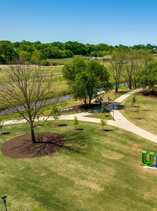 Unity Park is the perfect place to gather with friends and family for a picnic, playtime on the playground, or a nice stroll down the Swamp Rabbit Trail.