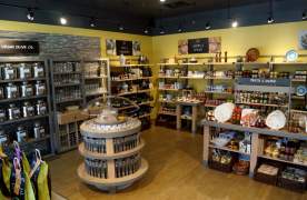 The inside of Oil and Vinegar store