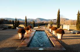 Hotel Domestique fountain view.