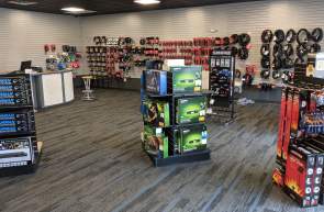 Store interior at AVL Solutions