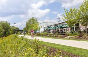 Biking Through Unity Park