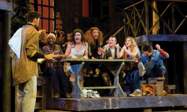 A GLOW Lyric Theatre performance of "Rent" in Greenville, SC.