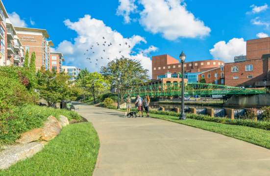 Sidewalk at River Place