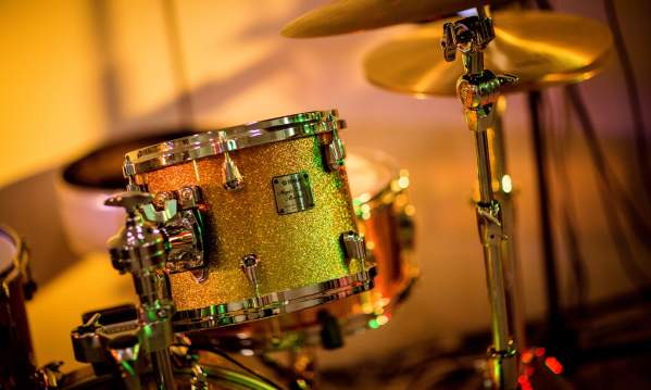 Jazz Drums Stock Photo